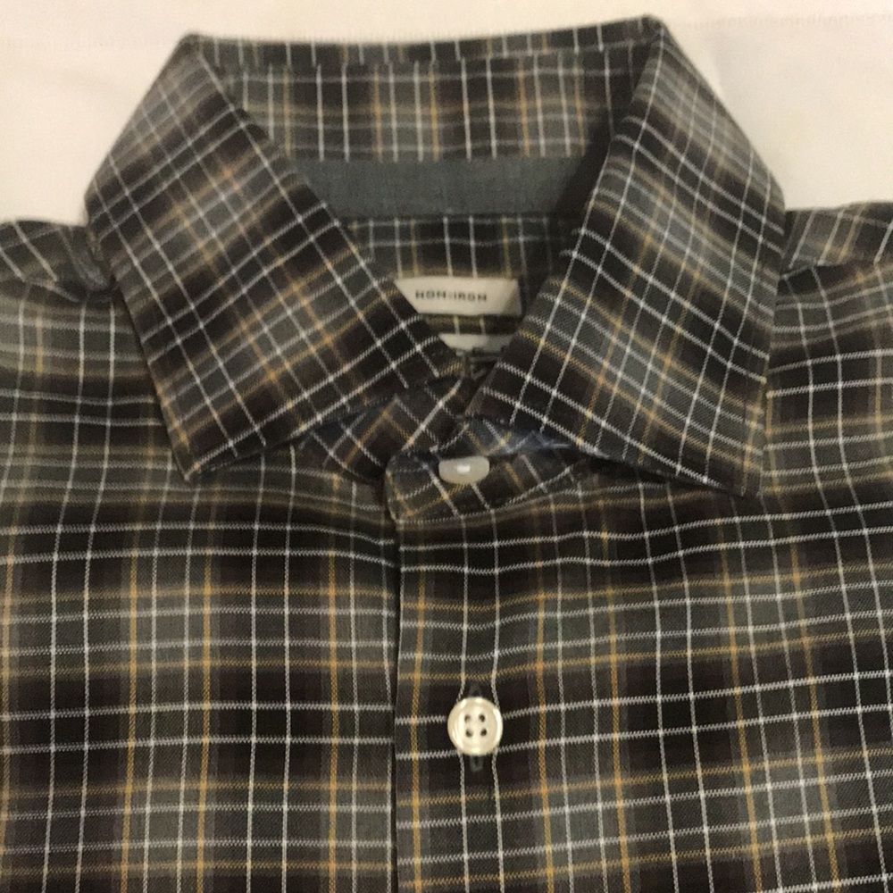 ❤️233)NWT Mens long sleeve casual shirt by Joseph Abboud. Size medium - Picture 3 of 9